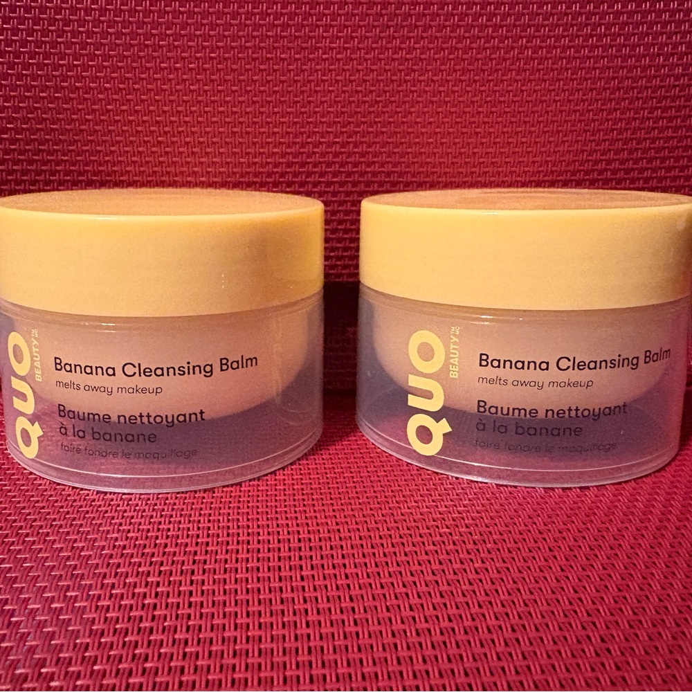 Two brand new Quo make-up removing cleansing balms.
